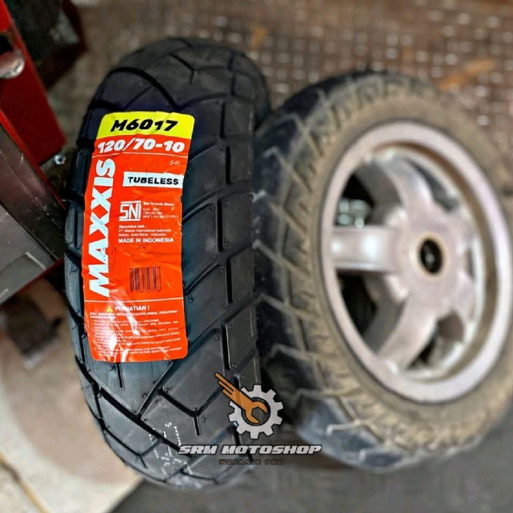 Ban Belakang Vespa LX150 / S150 Maxxis 120/70-10 M6017 Tubles