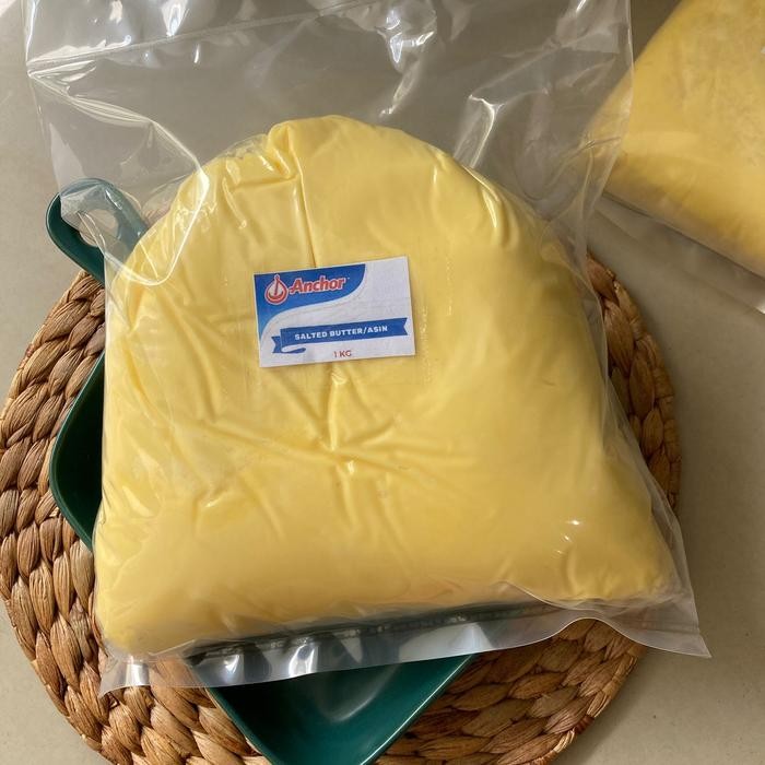 

Best Seller ANCHOR SALTED BUTTER MENTEGA ASIN REPACK 1 KG - PLASTIK 1 KG