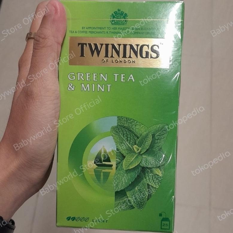 

Twinings Green Tea & Mint Teh Celup Import ( 25 Bags )