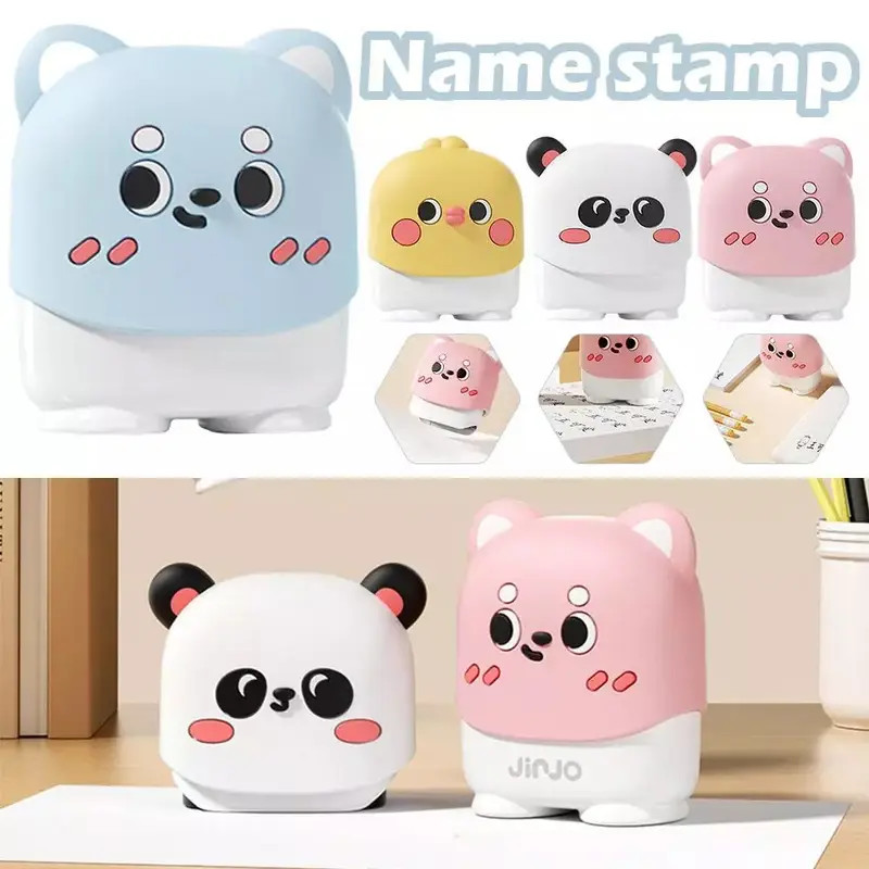 

Personalized Fabric Name Stamps - Durable and waterproof, personalized clothing label stamps with cute designs