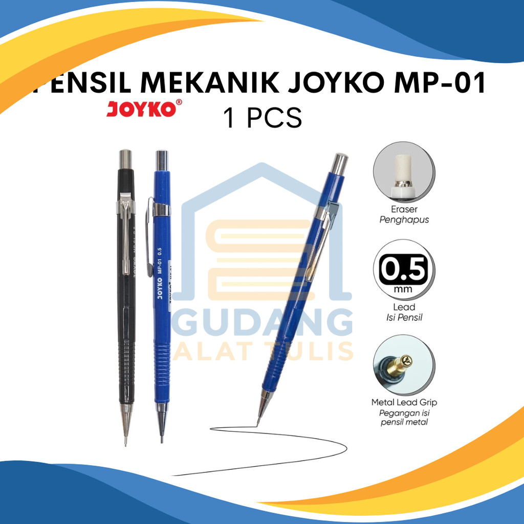 

PENSIL MEKANIK JOYKO MP-01 0.5MM PER PCS SATUAN