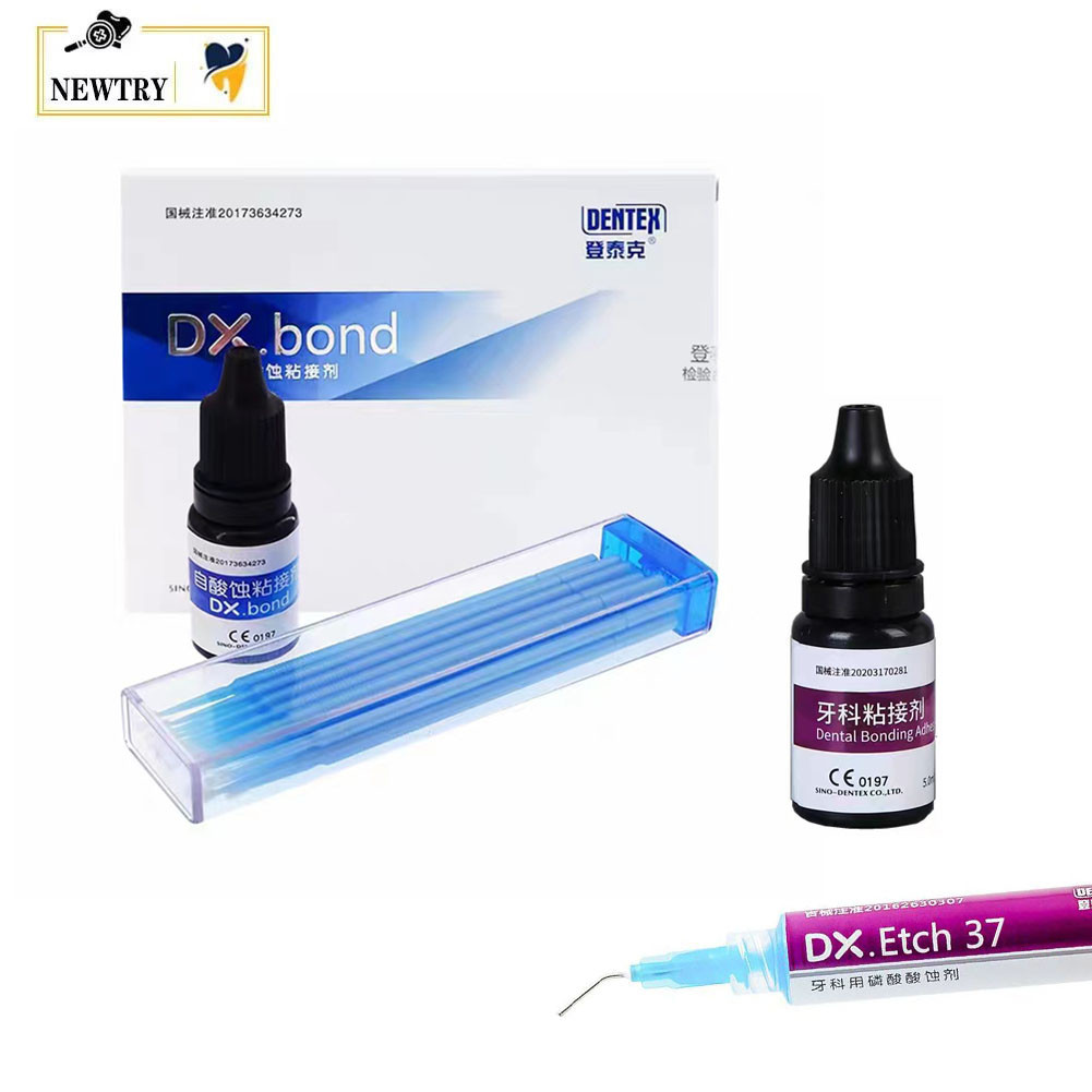 Dentex Dental Bonding Adhesive DX. BOND V/VII/VIII 3ml/5ml Light Cure Total Etch Self Etch Universal