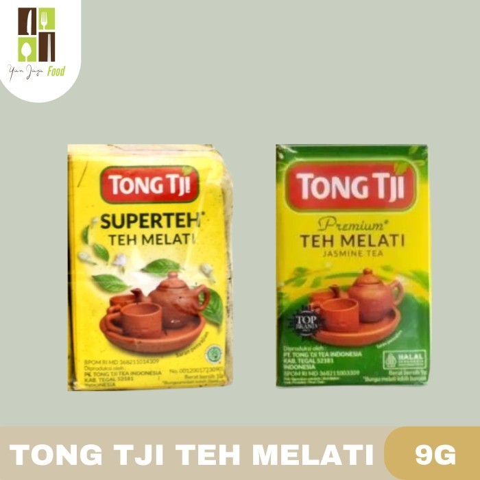 

Tong Tji Jasmine Tea / Teh Melati / Teh Seduh Super / Premium 9g 10 Pcs / 50 Pcs