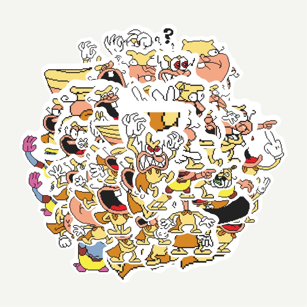 

Sticker Pack Stiker Pizza Tower V8 | Sticker TUMBLR | Stiker LAPTOP KOPER HELM