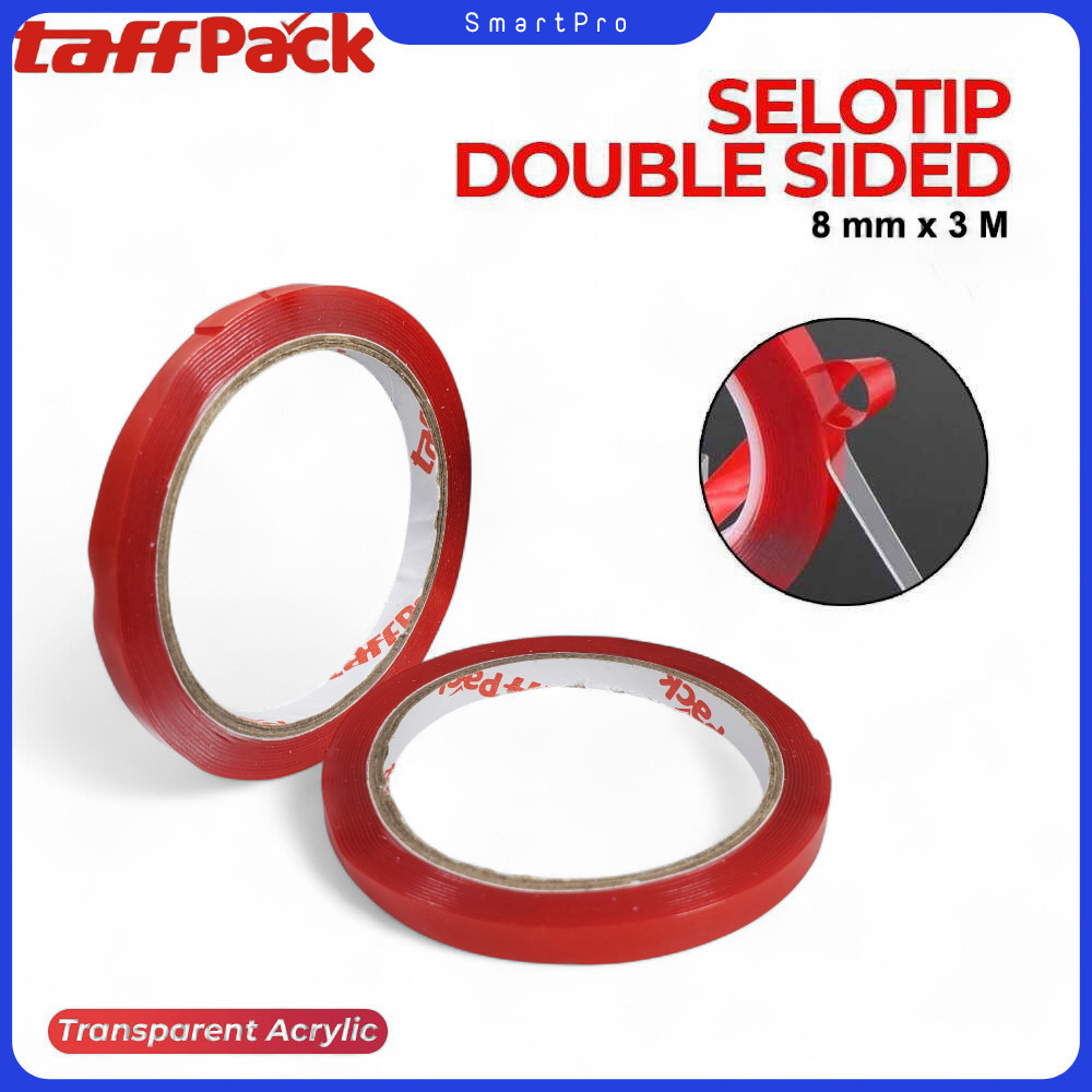

TaffPACK Selotip Double Tape Transparent Acrylic 3M - HL878