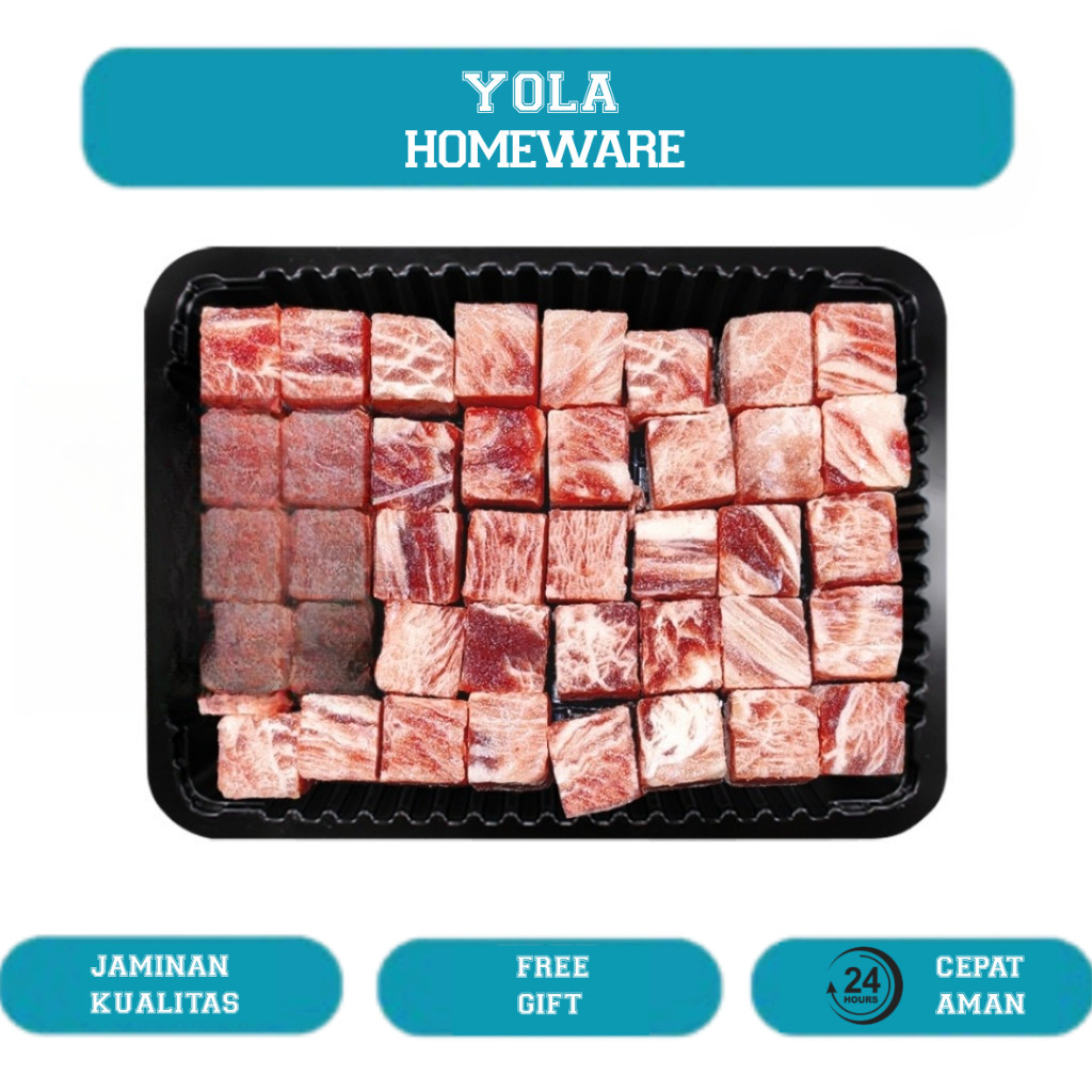 

Beef Saikoro Meltique Premium Full Kotak 500gr - Brothermeatshop