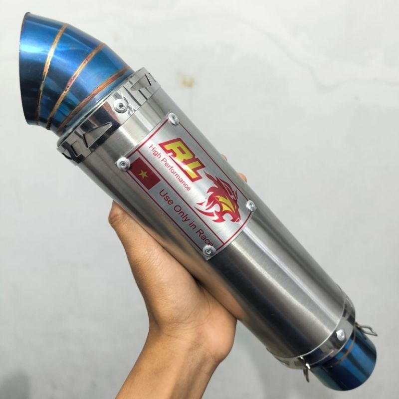 ekzos racing RL RED LEO 51mm Muffler only