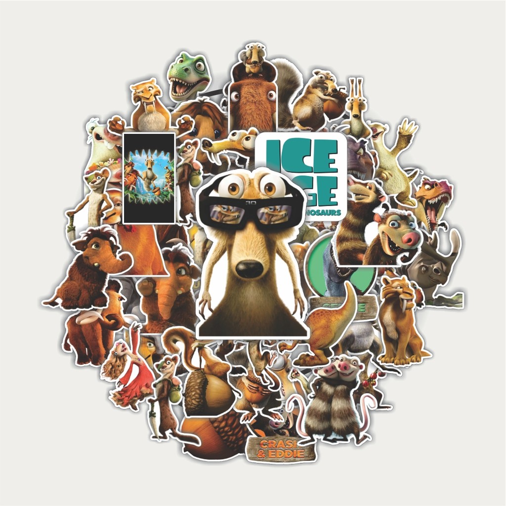 

Sticker Pack Stiker Kartun Ice Age : Dawn of the Dinosaurs | Sticker TUMBLR | Stiker LAPTOP KOPER HELM