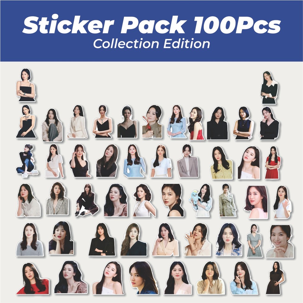 

Hot Stiker SONG HYE KYO Lucu Anti Air Stikers Berperekat Waterproof Sticker Decal Buat Motor Helm Buku Journal Koper Casing HP Laptop Botol Minum