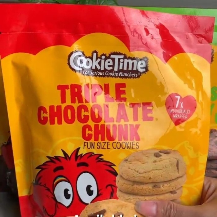 

cookietime triple chocolate Chunk cookies Biscuit biskuit 7x20gr