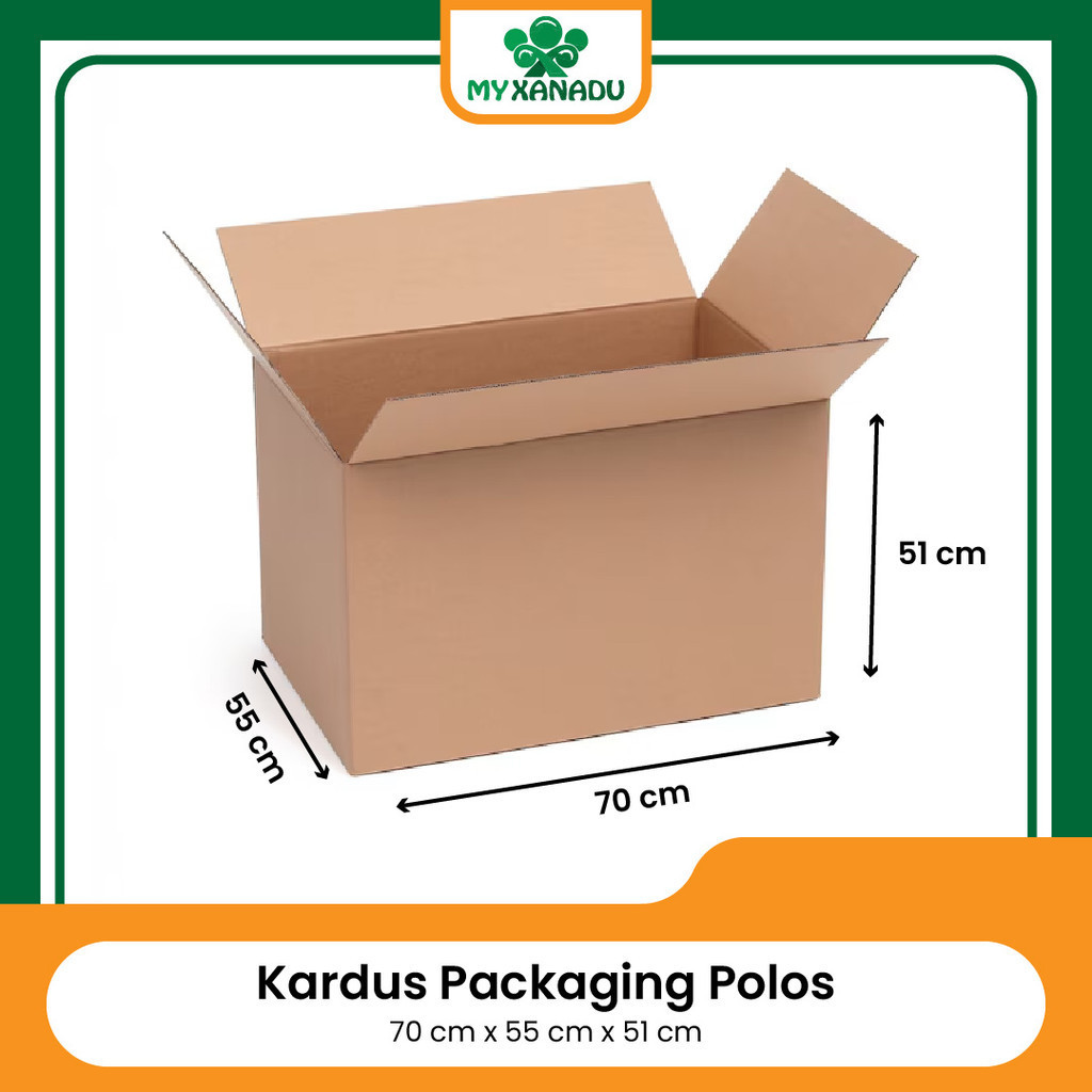 

Kardus Packing Polos Baru Ukuran 70x55x51