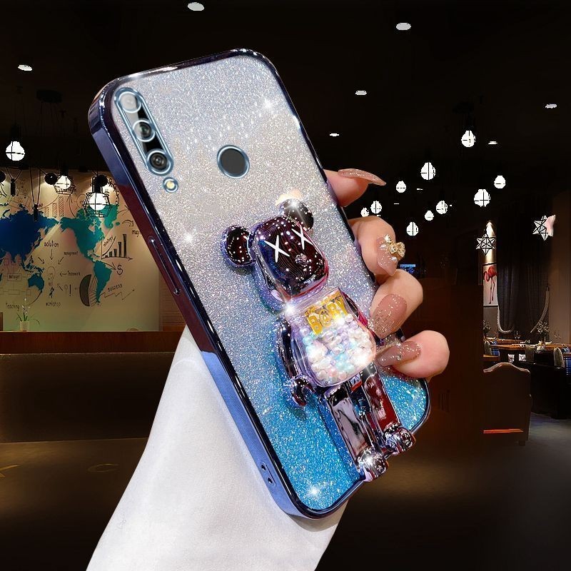 For Huawei Y6P Y7 2019 Y7 Prime 2019 Y7 Pro 2019 Y7A Y8P Y9 Prime Y9s case kasus 3D KWAS Beruang Lip