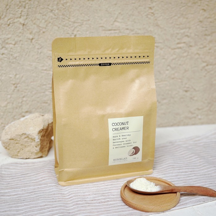 

[[ K23 - BEST SELLER ]] Homelab Coconut Creamer Organik - Bubuk Krimer Dari Kelapa 700g (Lactose Free)