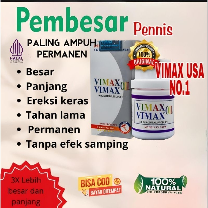 TERLARIS TERBARU HARGA PROMO OBAT KUAT PRIA TAHAN LAMA ORIGINAL100% AMPUH VMAX OIL CANADA MINYAK PEM