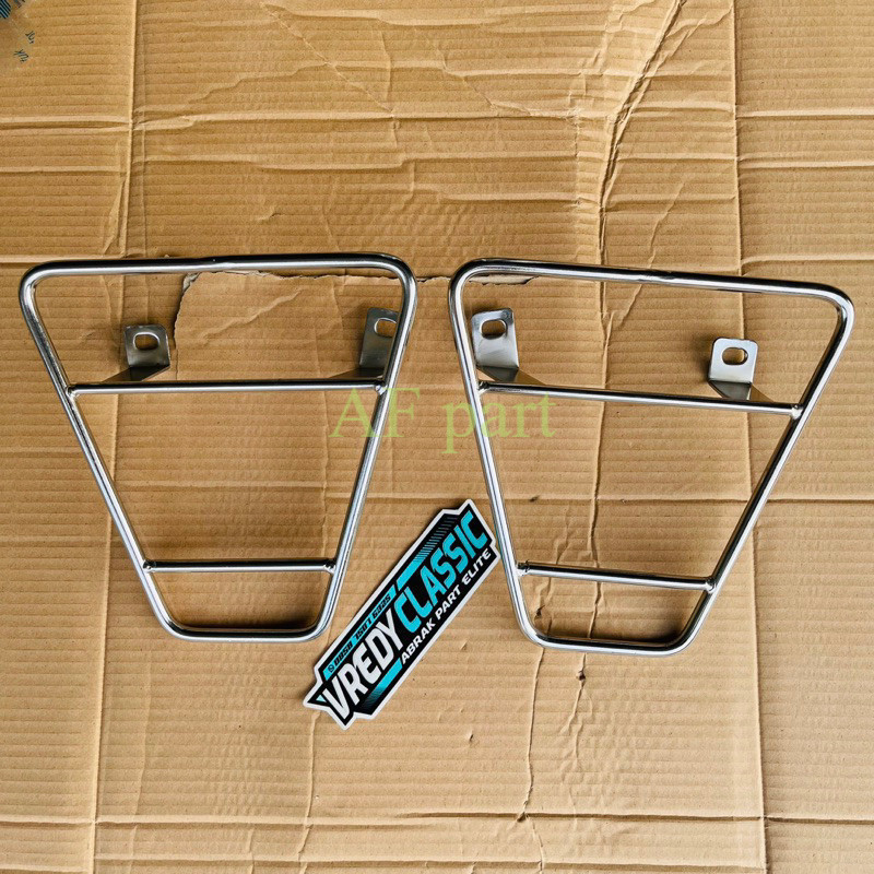 side bag honda win sidebag dudukan kantong honda win100  rak samping honda win Af02
