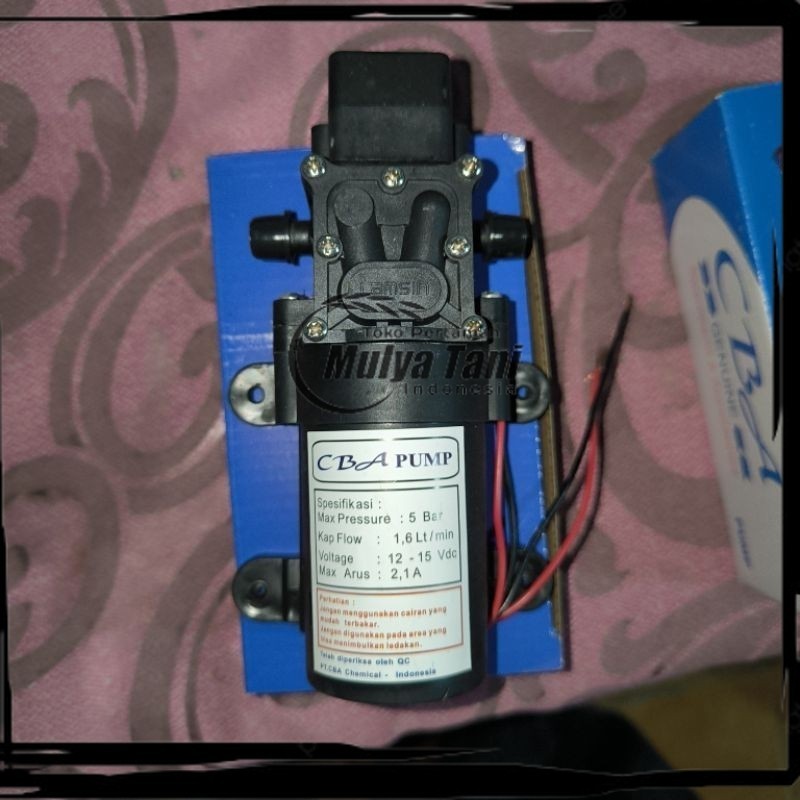 Dinamo Cba Pompa Sprayer Elektrik Klem -Klem Atau Soket Soket