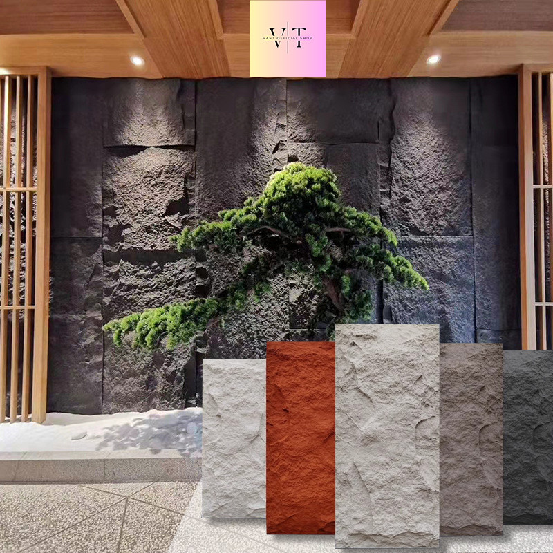 PU Stone Wall Panel 120cmx60cmx3cm WALLSTONE OUTDOOR DAN INDOOR PU STONE PANEL PU Stone Rock Panel P