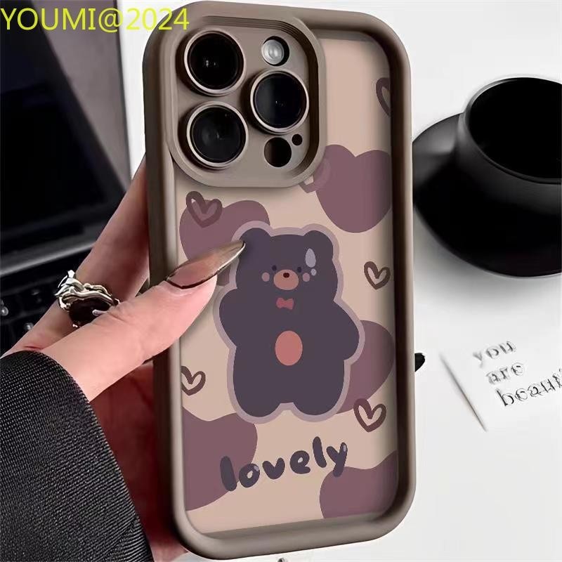 New Cute Love Bear suitable for Infinix Hot 9 10 11 10 Lite 30i 20S 12 play phone case Smart 5 6 7 8