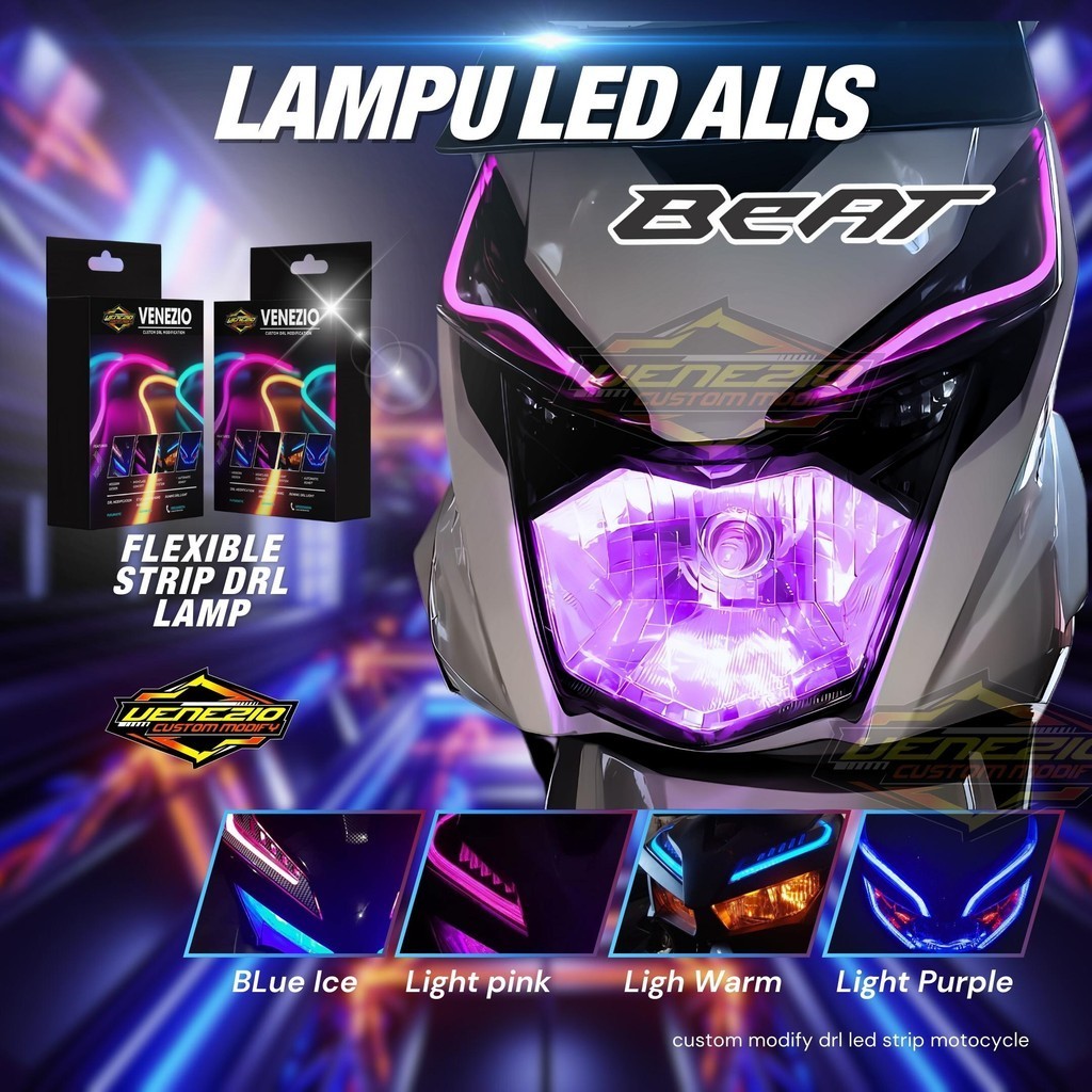 Paket LAMPU LED ALIS BEAT / BEAT STREET Beat laba BONUS Devil Eyes