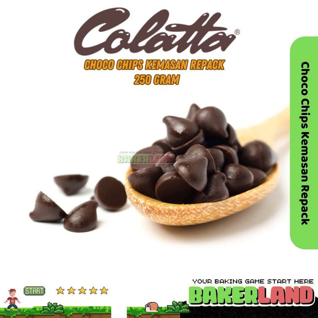

ChocoChips Colatta Repack 250gr / Choco Chips Cokelat Colatta / Choco Chips Repack 250/500gr / Choco Chips Cokelat /Choco Chips Cokelat Repack