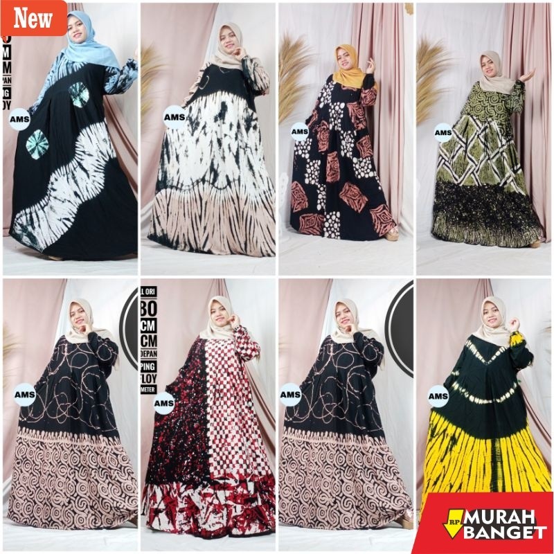 gamis kekinian tahun 2024 Gamis Twill Ori Super Jumbo Ld 140 Tebal Premium Daster Twil Pelangi Lenga