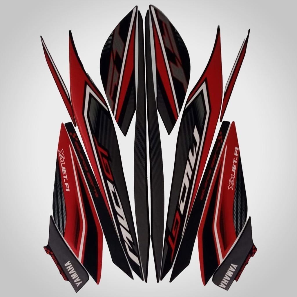 STIKER STRIPING STANDART MIO SOUL GT 2013 LIS BODY MOTOR MIO SOUL GT 2013