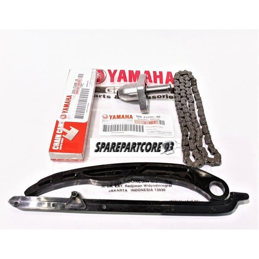 Paket tonjokan keteng Vega zr + Lidah tensioner + Rantai keteng Vega Zr Jupiter Z robot