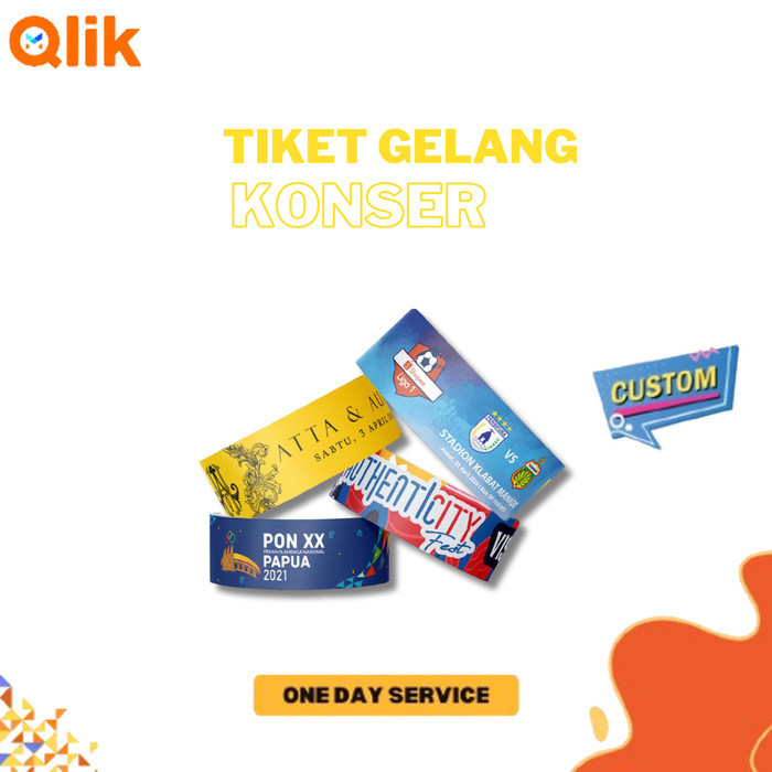 

Cetak Gelang Tiket Acara Pensi | Wristband Event Wahana Indoor Outdoor Tahan Air