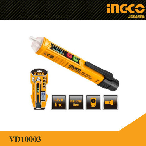 Tespen Elektrik Digital AC (12-1000 V) Listrik Voltage Detector INGCO VD10003