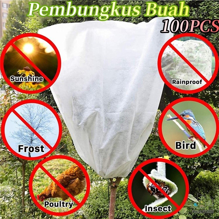 100PCS Fruit Cover/Pembungkus Buah/Fruit Cover Net Jaring /Kantong Jaring Pembungkus/Fruit Cover Ant