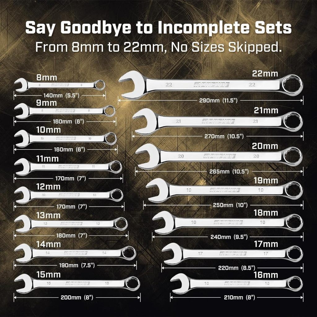 JAMINAN DISKON!! JAPAN TECHNOLOGY Kunci ring pas YUKIDO UKURAN 6 7 8 9 10 11 12 13 14 15 16 17 18 19