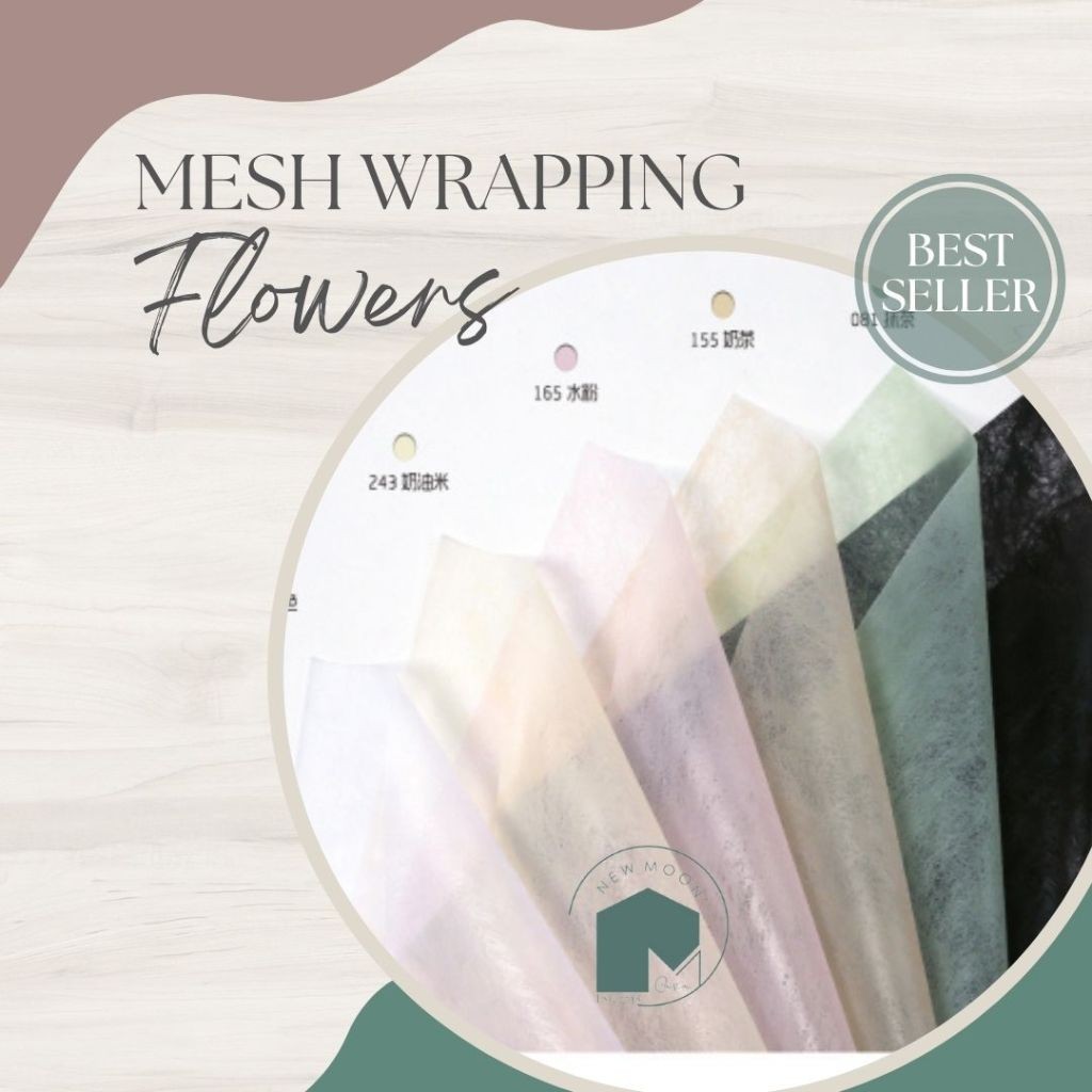 

Flower wrap kertas tissue 5/10 LEMBAR tisu kertas bunga bouqet buket kado hampers kerajinan wrapping gift hadiah hantaran- SHSNP