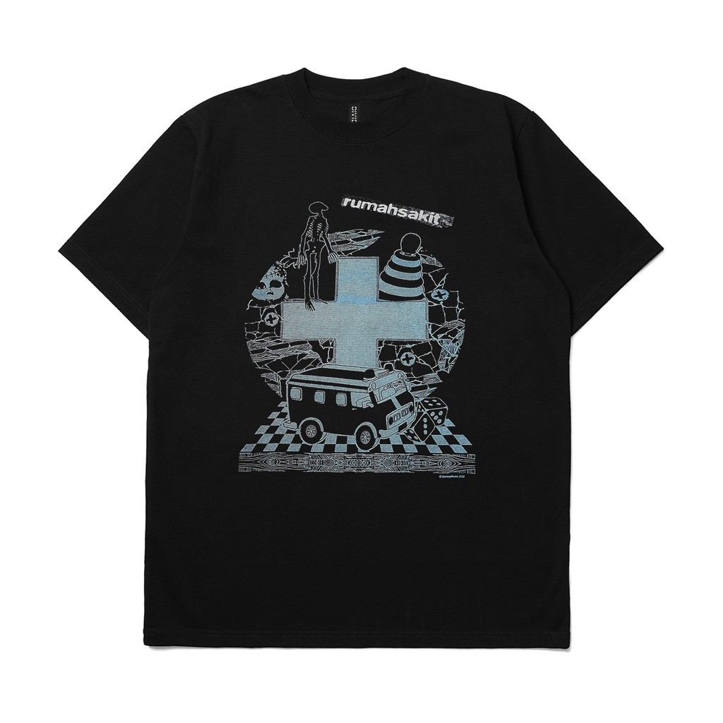 【COD】 NEW T-shirt Band Rumah Sakit ND KAOS /