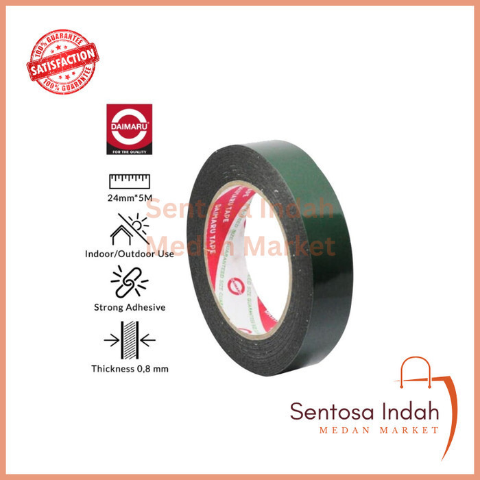 

Daimaru Double Foam 24mm x 5 meter Hitam