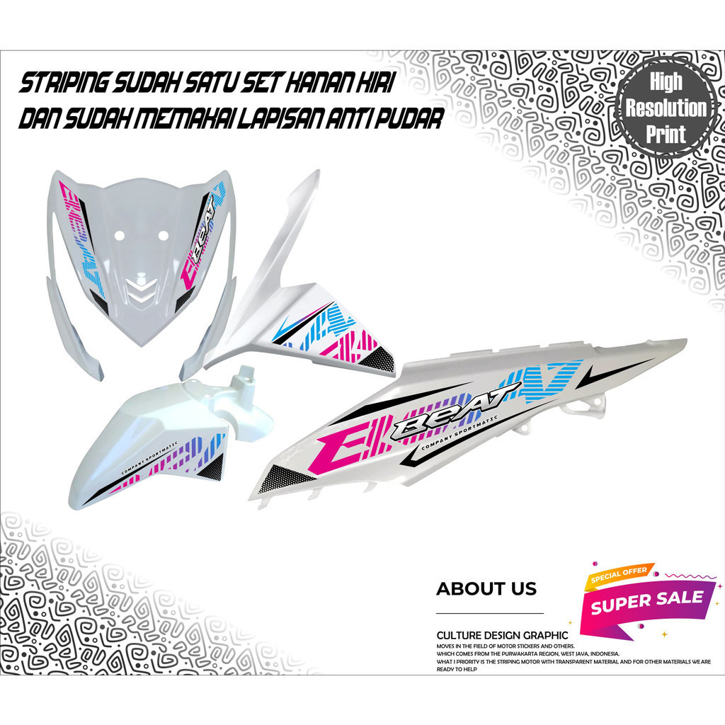 STRIPING BEAT FI 2013-2015 KEREN SIMPLE