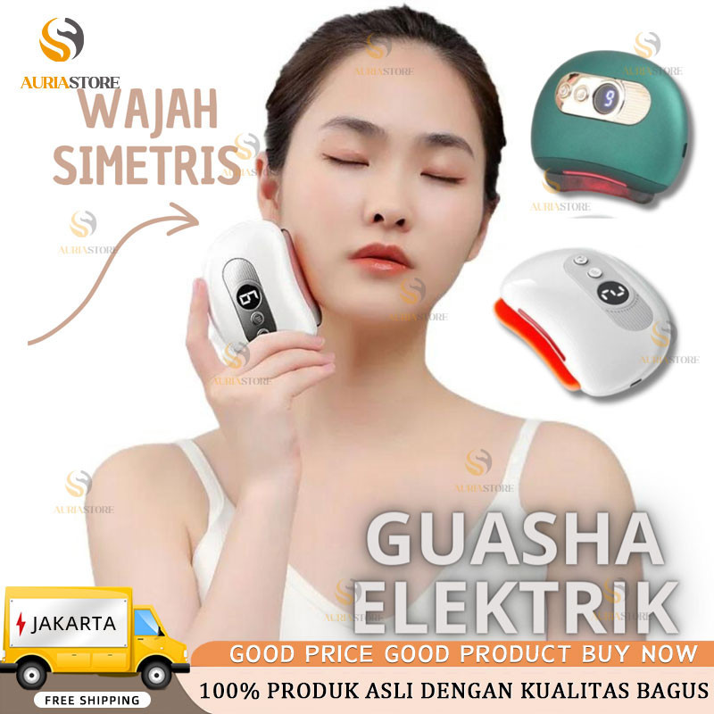Gua Sha Face Massage Electric Massager / Face Gua Sha Electric Beauty Machine / Alat Pijat Elektrik 