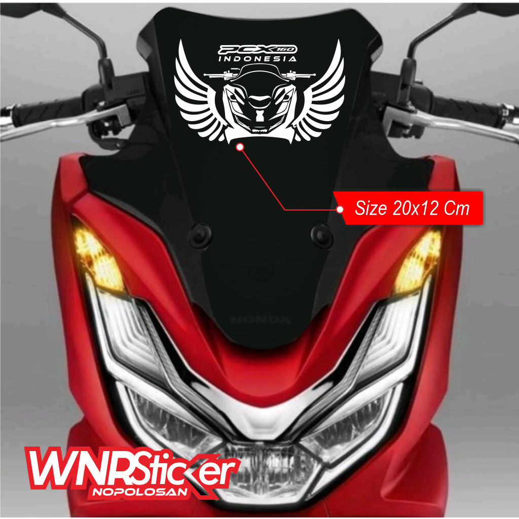 Sticker VISOR Honda PCX 160 Terbaru