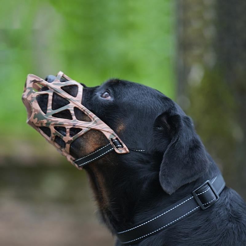 Dog Muzzle Basket Muzzle Anti Biting Chewing Adjustable Sturdy Dog Muzzle For Biting Chewing Barking