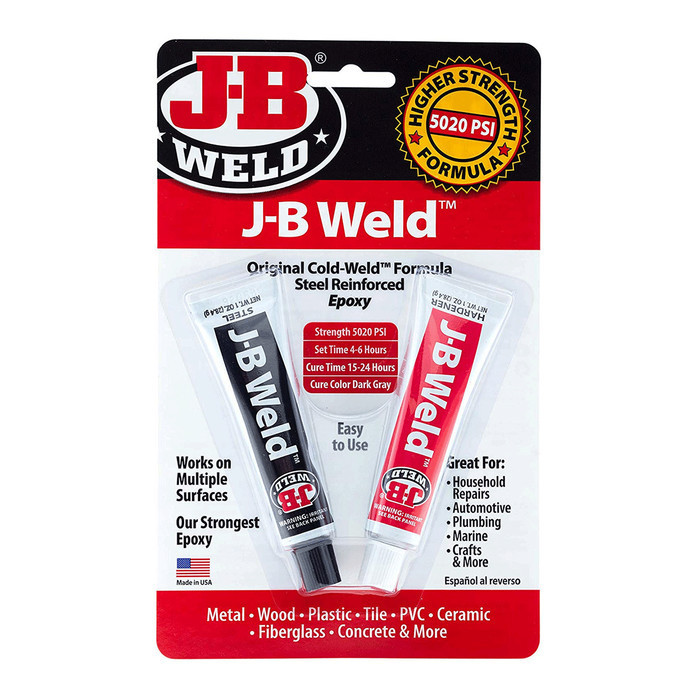 

J-B WELD Steel Reinforced Epoxy JB WELD Tahan Panas ORIGINAL!!!