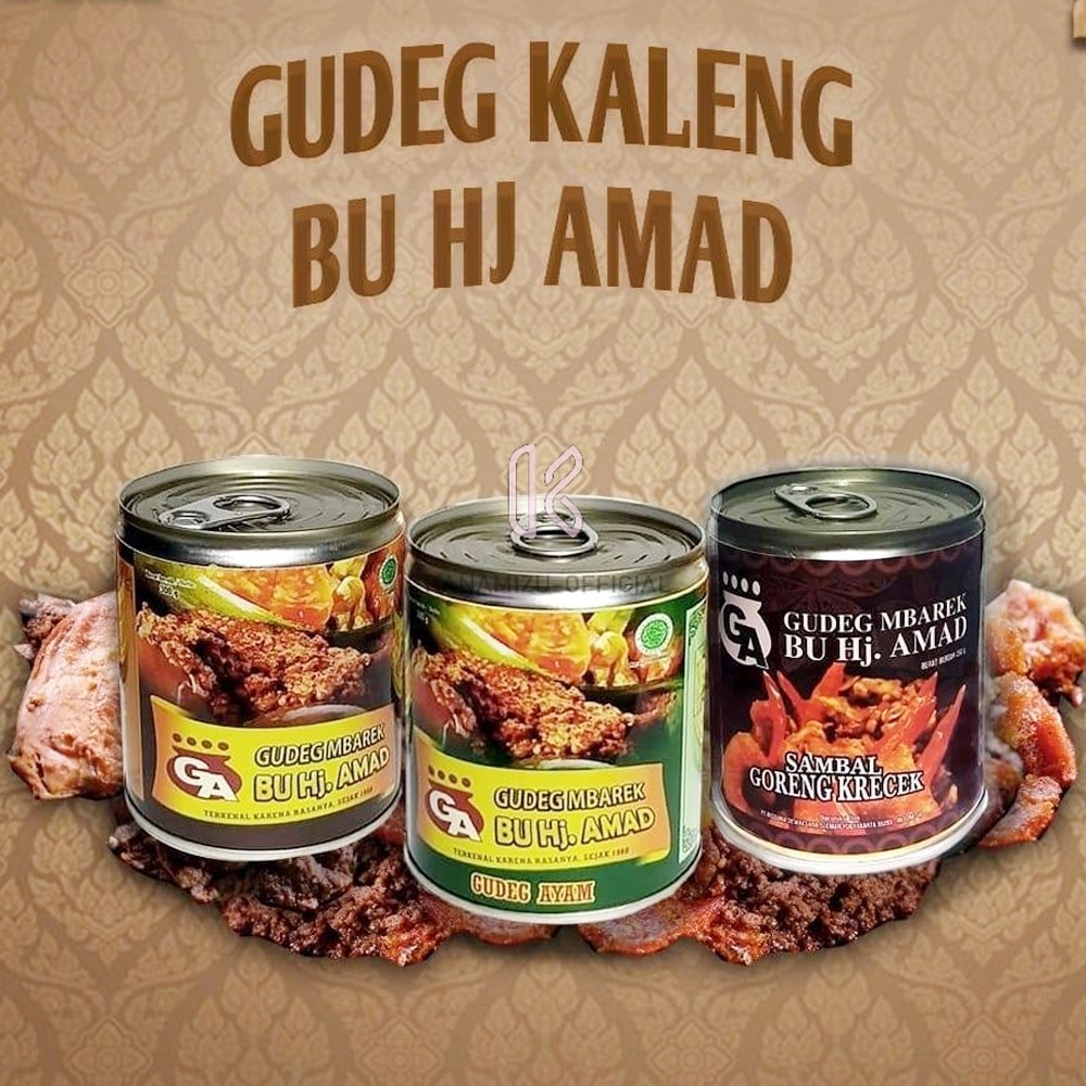 

Gudeg Mbarek Bu Hj Amad/Gudeg kaleng/Gudeg Krecek/Gudeg Ayam/Gudeg Telur/Gudeg Asli Jogja