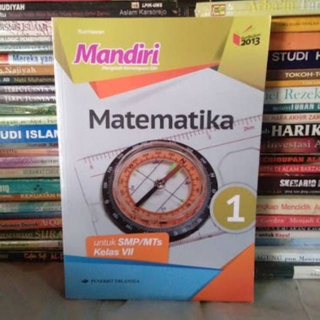 Buku Mandiri Matematika kelas 7 revisi Erlangga