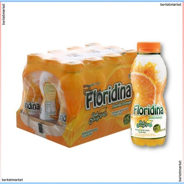 

Floridina Minuman Orange Nata De Coco Jeruk Kelapa 350ml Soft Drink Isi 12 Botol 1 Dus Pack Krat Per Lusin 360 ml Mix Botol Karton