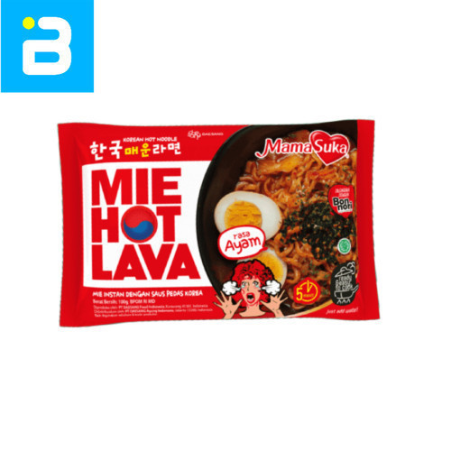 

Mamasuka Mie Hot Lava Ayam Pedas 89G