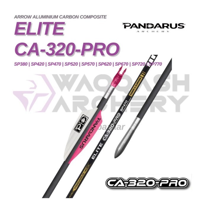 PANDARUS ELITE CA-320-PRO Alloy Carbon Composite 0.0015 ID 3.2mm