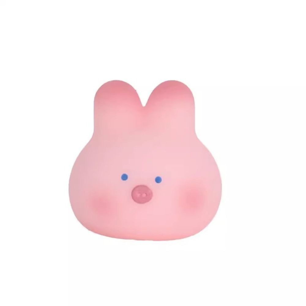 Pink Pink Pig Squeeze Toy Rabbit Cartoon Animal Squeeze Pinch Toy Kawaii Mochi Cherry Blossom Pig Of