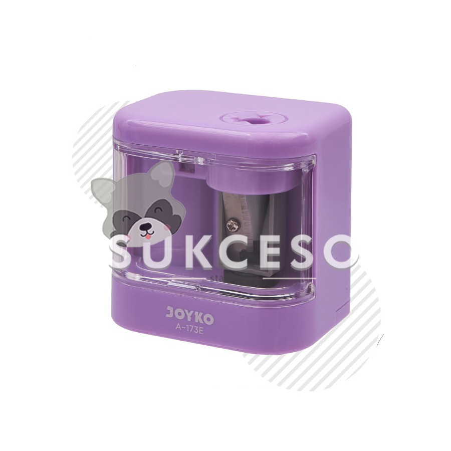 

Joyko Electric Sharpener A-173E Purple / Serutan Pengserut Elektrik Ungu