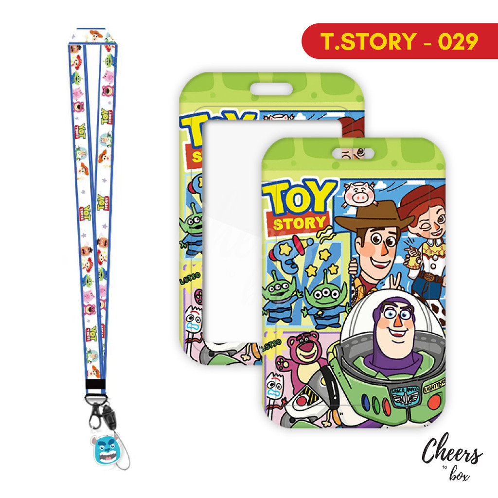 

HJK [N003] TOY STORY / Name Tag Card Holder Motif Karakter TOY STORY / LOTSO / WOODY / BUZZ / BUNNY
