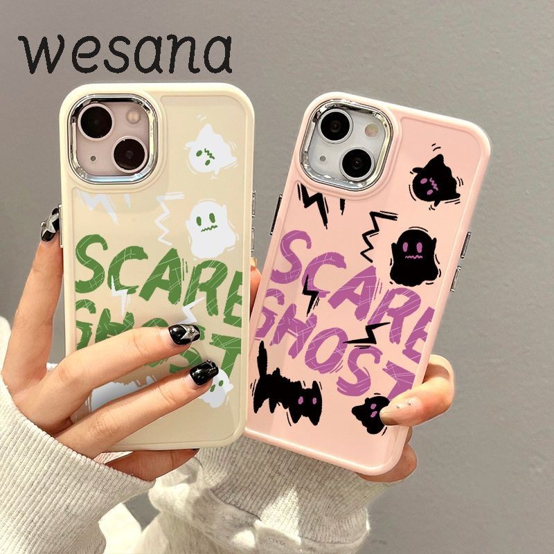 Couple Casing Softcase Silikon 3D Casing Hp iPhone Mewah Square Edge Aesthetic Cewek LUCU PINK-Kartu