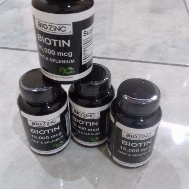 BIOZINC (Biotin 10.000mcg) Suplemen Penyubur Rambut