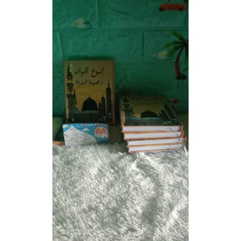 majmu' maulid tinta emas majmu maulid berzanji dan qosidah burdah lengkap